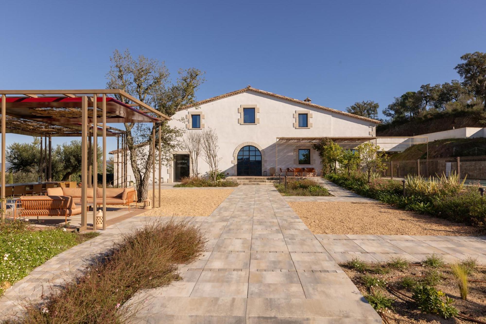 Can Bufi Espectacular Casa Con Piscina Interior Llagostera Esterno foto